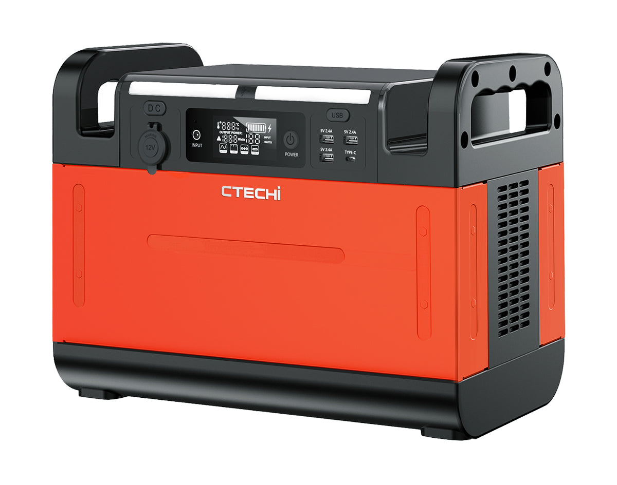 Station de charge CTECHi GT1500 (1210 Wh) - Batterie LiFePO4, 4