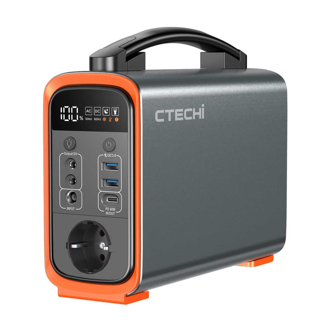 【Update Version】 CTECHi GT200 Portable Power Station 240W / 240Wh LiFePO4 Battery