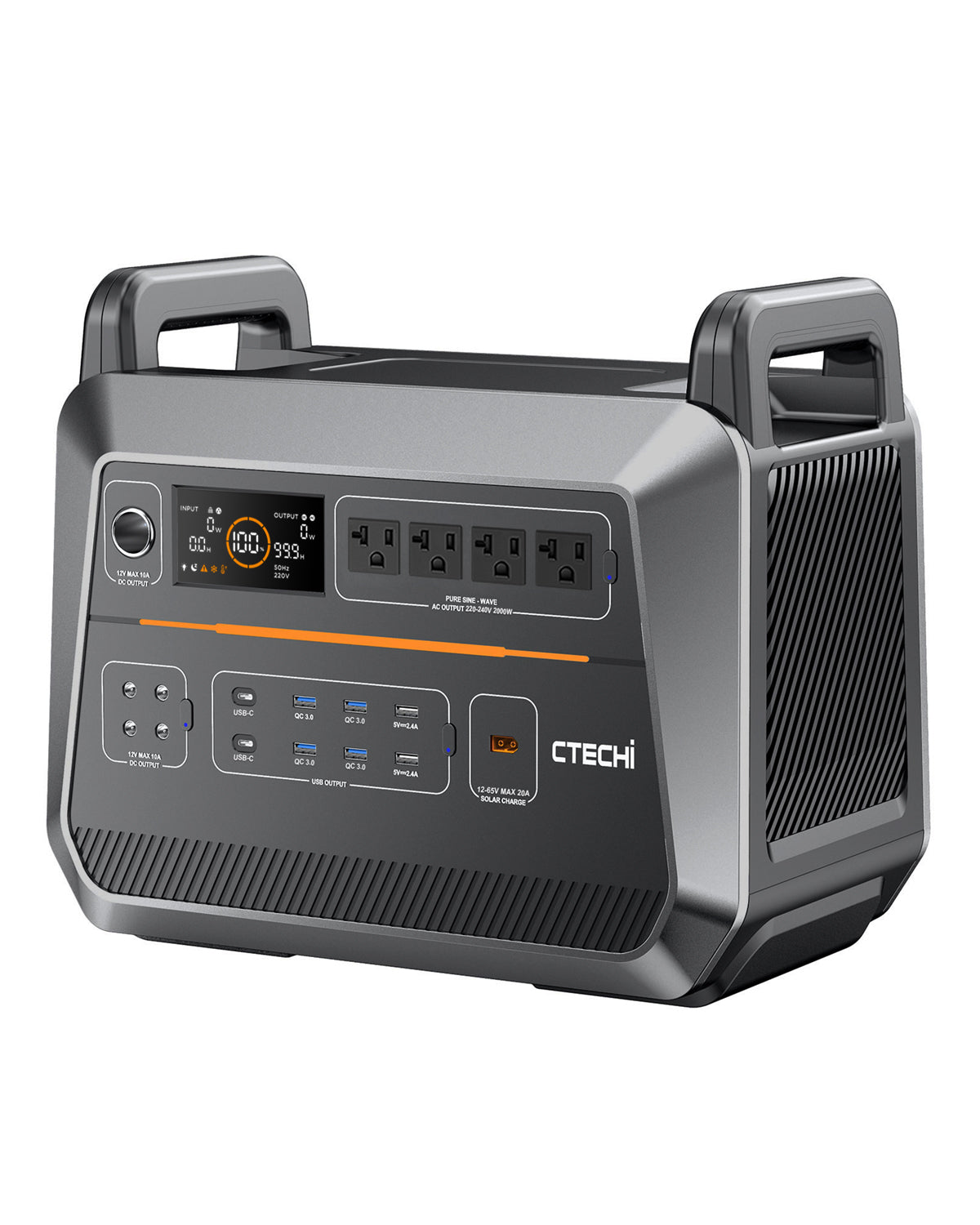 CTECHi ST2000 Portable Power Station 1800W 1536Wh
