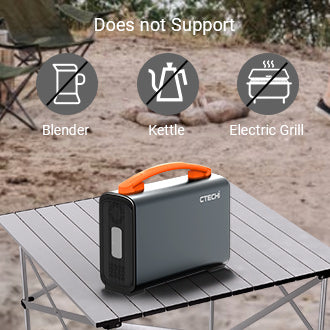 【Refurbished】 CTECHi GT200 Portable Power Station 240W / 320Wh LiFePO4 Battery
